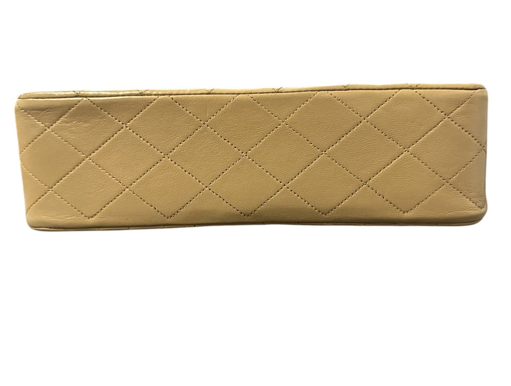 Chanel Medium Classic Flap Lambskin Beige - Revive