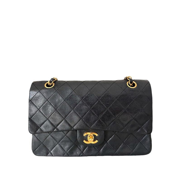 Chanel Medium Classic Flap Lambskin Black - Revive