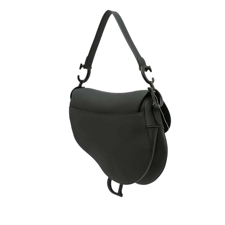 Christian Dior Black Ultra Matte Calfskin Saddle - Revive