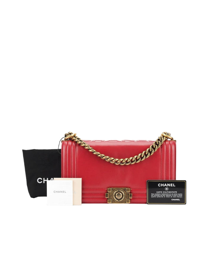 Chanel Boy Medium Red - Revive